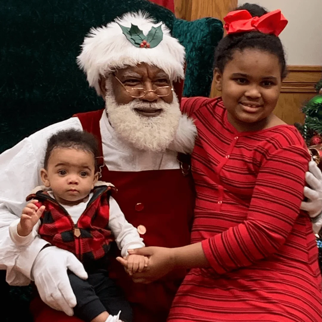 santa larry with brother and sister santa larry with brother and sister